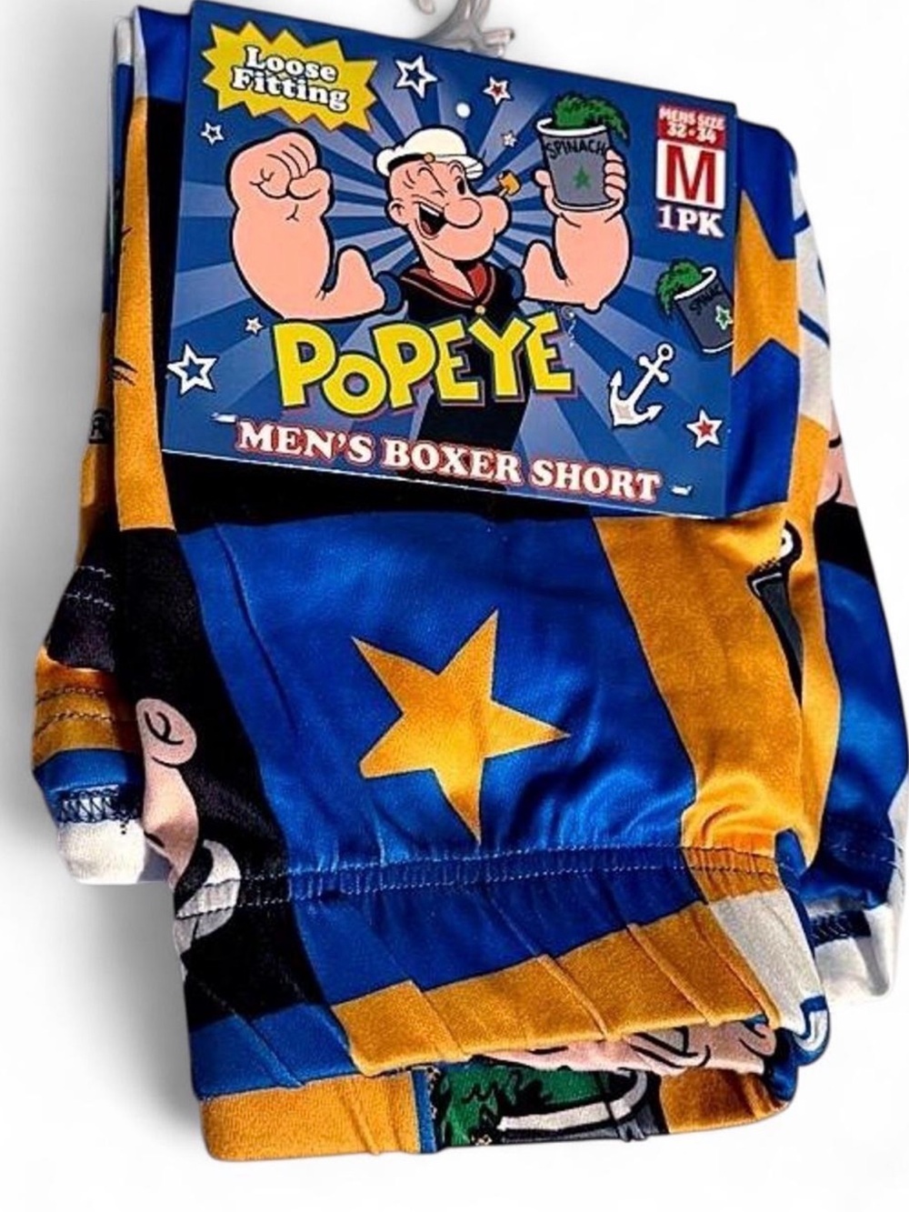 NWT Popeye Men’s Boxer Briefs - (M)